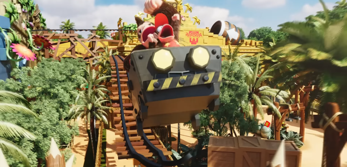 Donkey Kong roller coaster - Universal Studios Japan