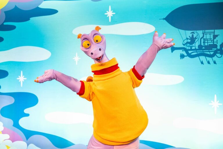 Figment at Epcot, a favorite of Disney annual passholders