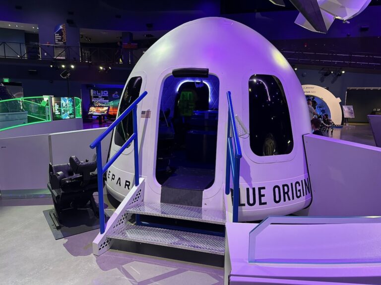 Take a virtual ride in a Blue Origin space capsule at Kennedy Space Center