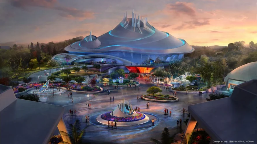 Space Mountain re-imagining at Tokyo Disneyland