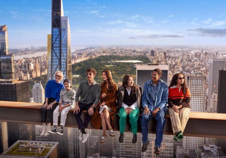 Recreate famous NYC photo on The Beam at 30 Rock