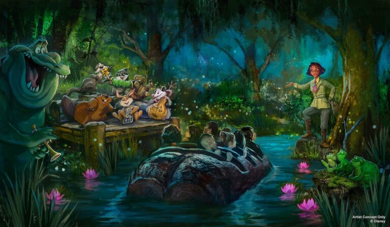 Full guide to the critters of Tiana’s Bayou Adventure