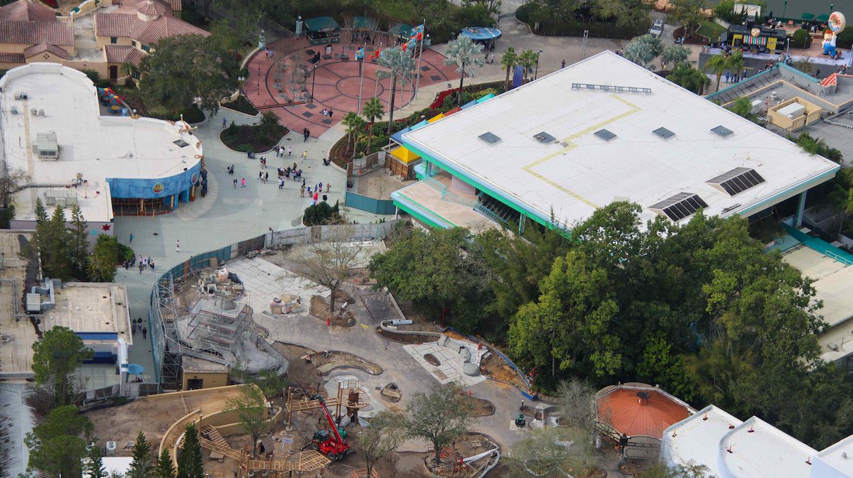 DreamWorks construction at Universal Studios Florida