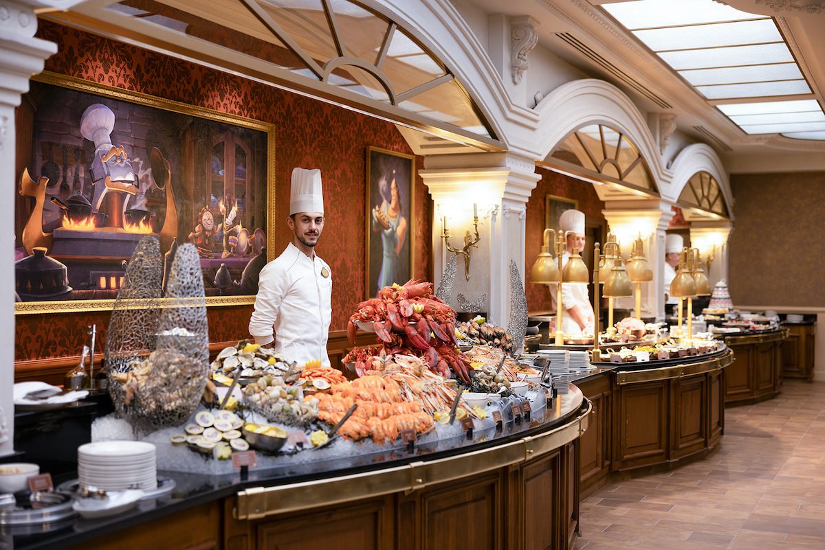 Royal Banquet buffet at Disneyland Hotel in Paris