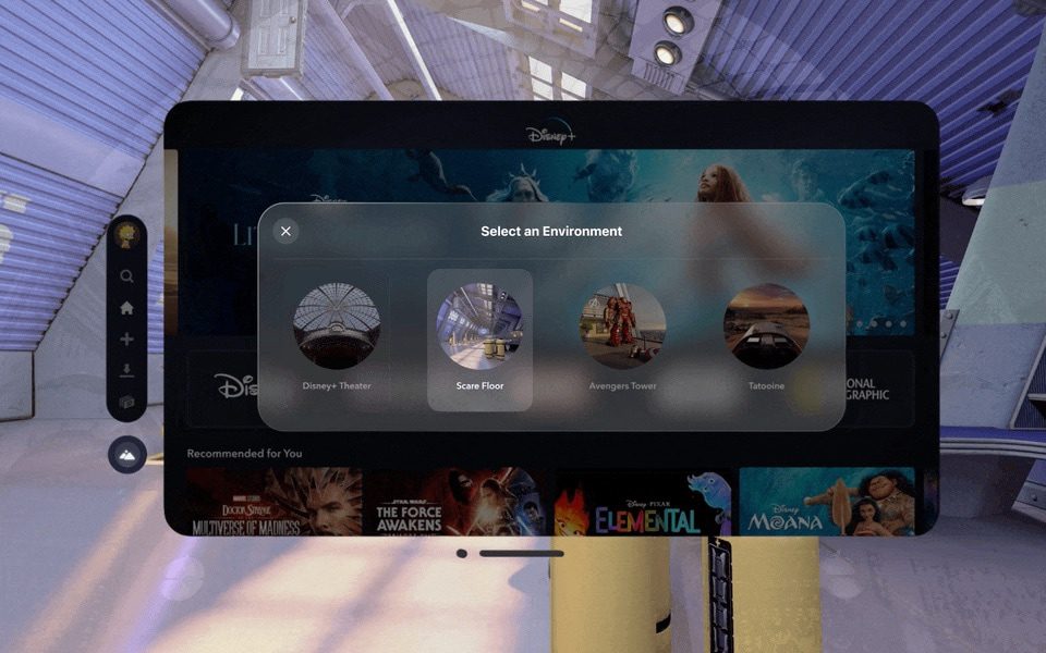 Scare Floor - Disney+ on Apple Vision Pro