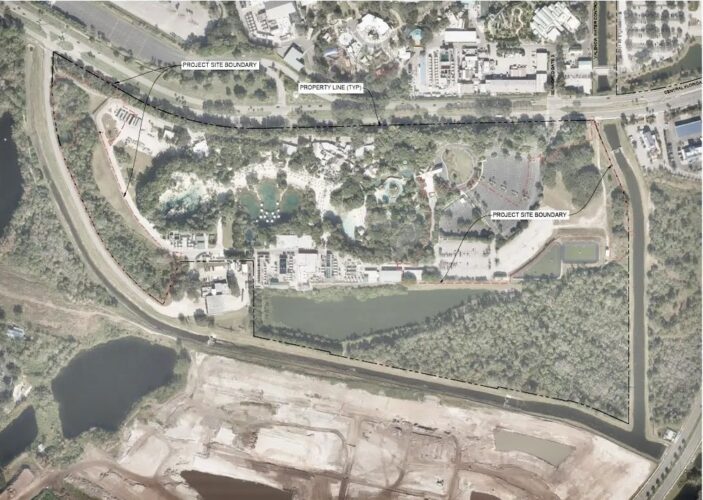 SeaWorld Orlando hotel proposed location