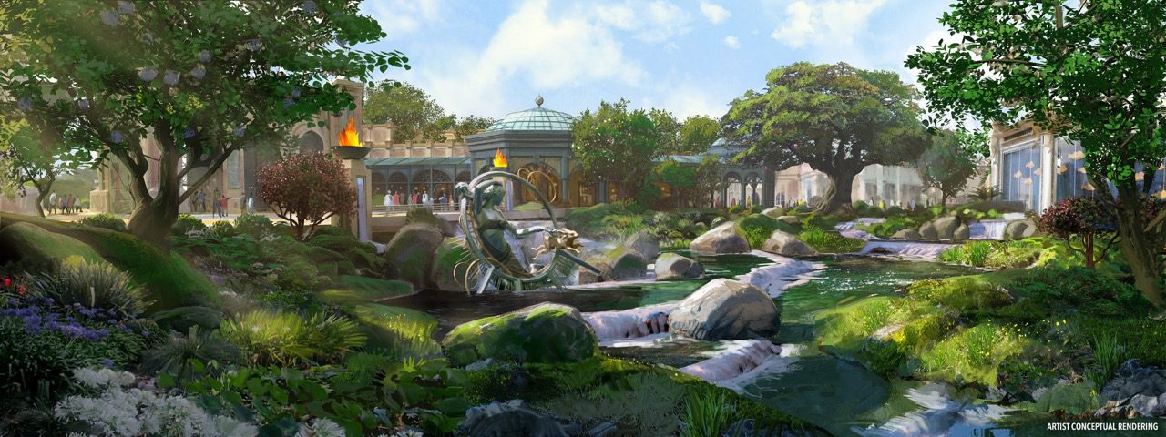 Epic Universe Celestial Park concept art