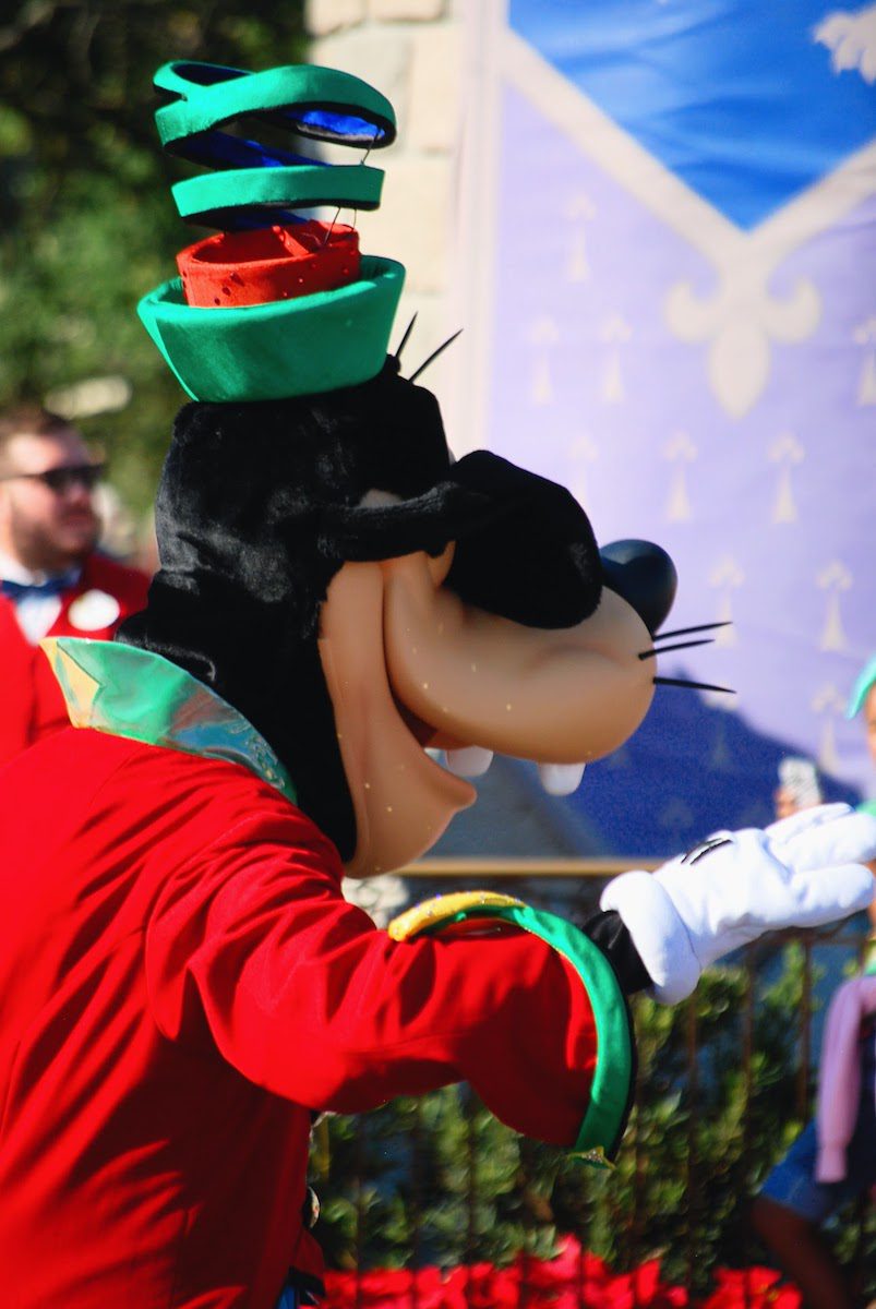 Goofy in Disney Festival of Fantasy Parade at Magic Kingdom