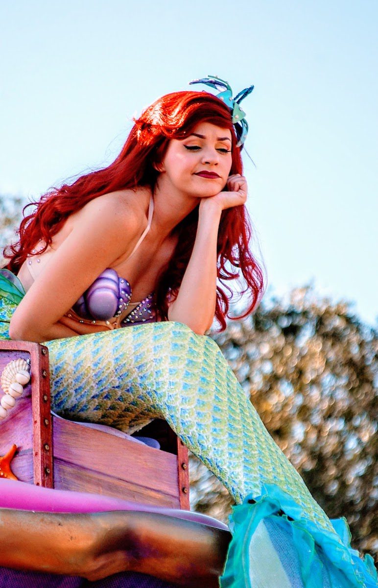 Ariel in Disney Festival of Fantasy Parade at Magic Kingdom