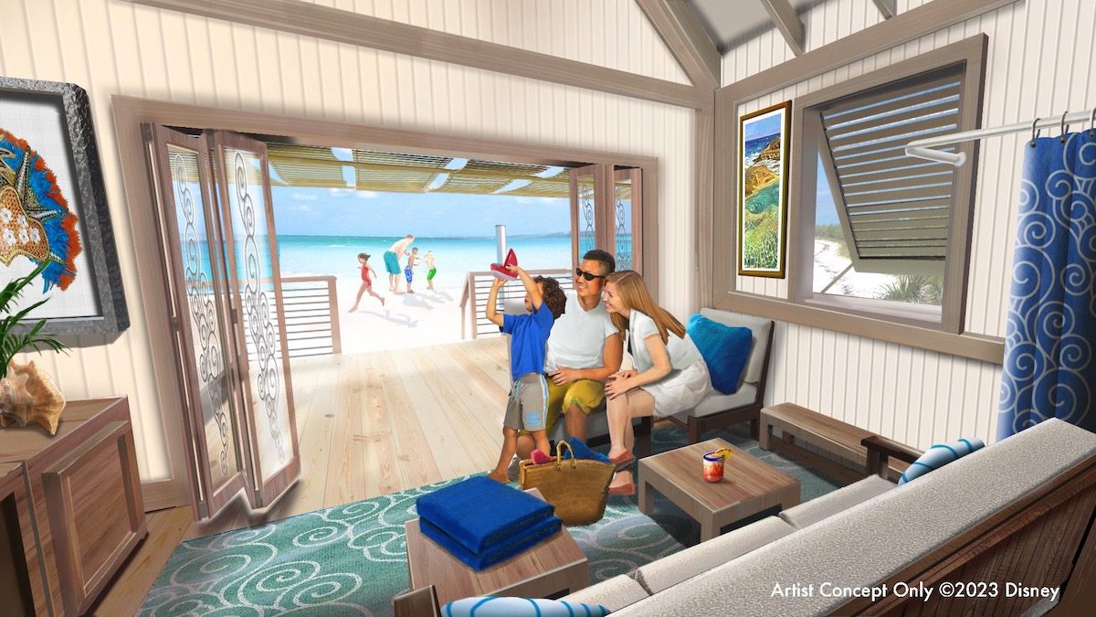 Disney Lookout Cay cabana concept art