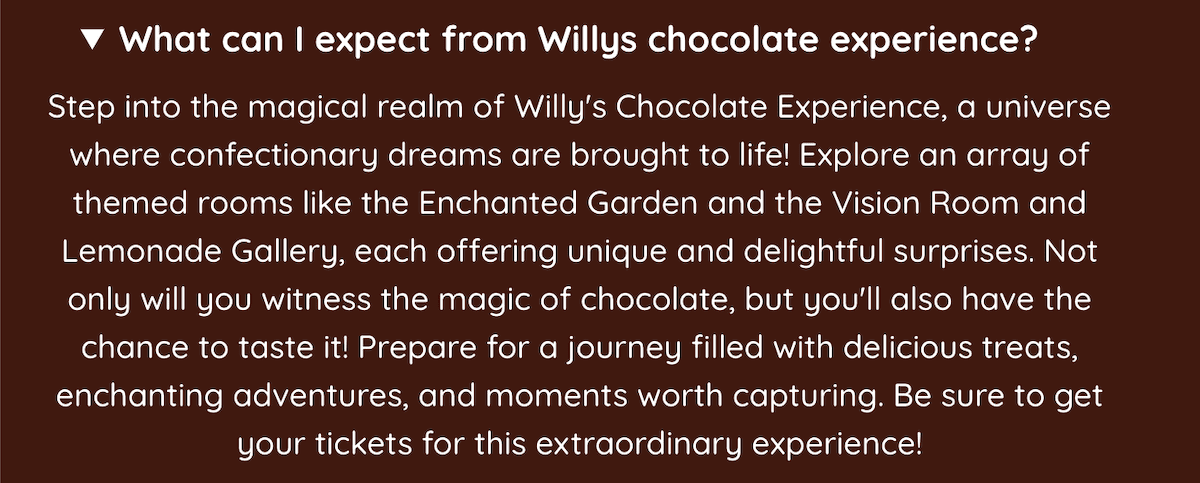 Willy's Chocolate Experience in Glasgow