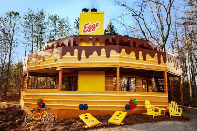 Want to stay at the Eggo House of Pancakes?  