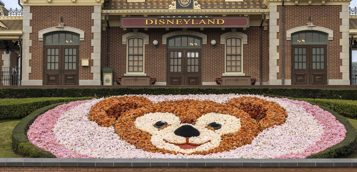 Duffy floral at Hong Kong Disneyland