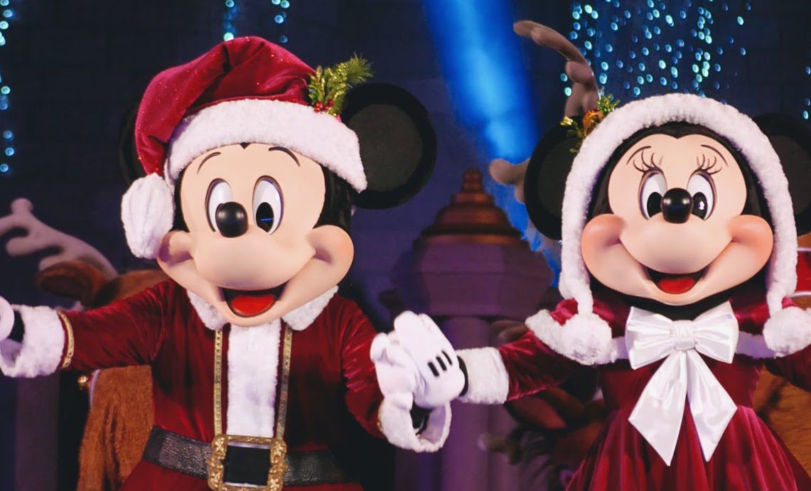 Mickey and Minnie Mouse in Mickey's Most Merriest Celebration