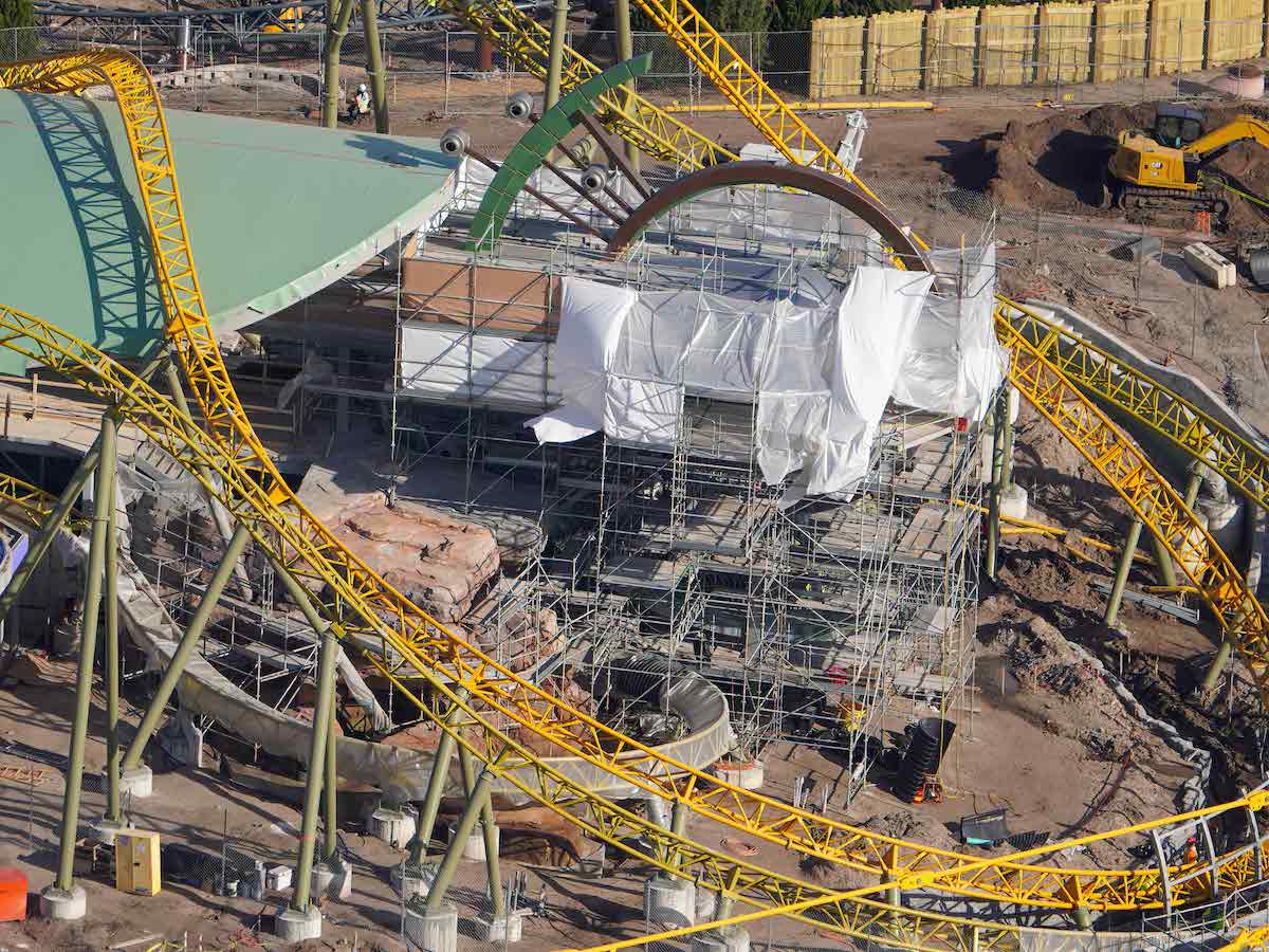 Celestial Park construction at Epic Universe - February 2024
