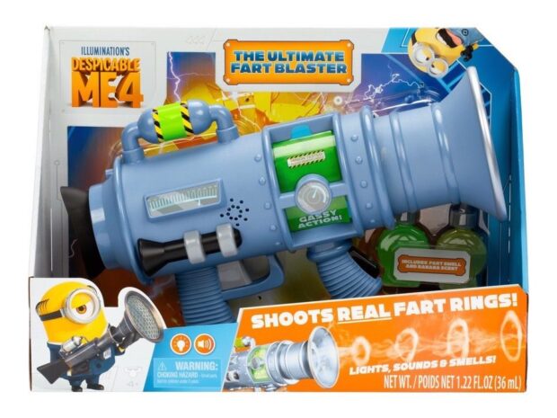 Ultimate Fart Blaster - GIOCHI PREZIOSI - Despicable Me 4 - 8 bruits - Pour enfants à partir de