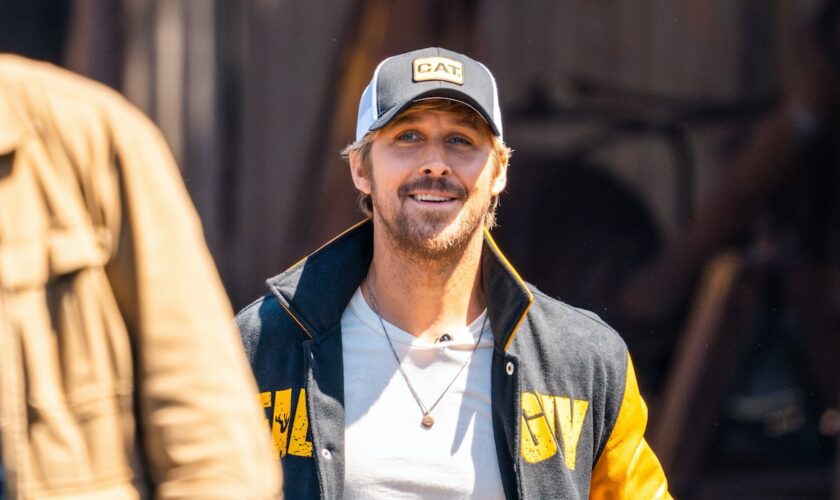 Ryan Gosling at The Fall Guy Stuntacular at Universal Studios Hollywood