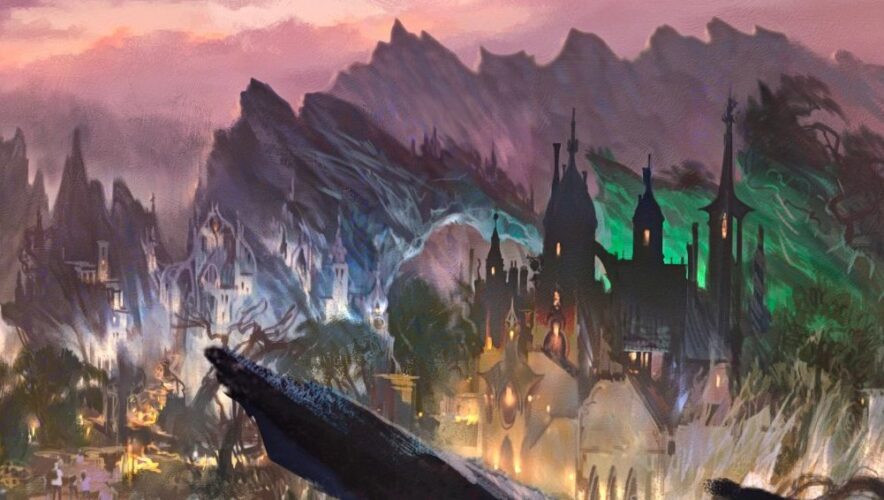 Villains Land concept art