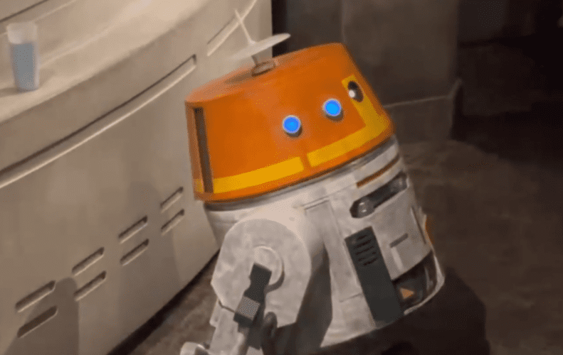 Chopper the droid at Disney's Hollywood Studios