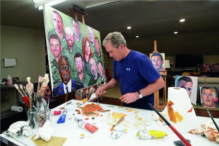 George W Bush painting