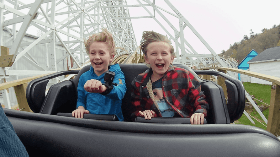 Wildcat wooden roller coaster at Lake Compounce