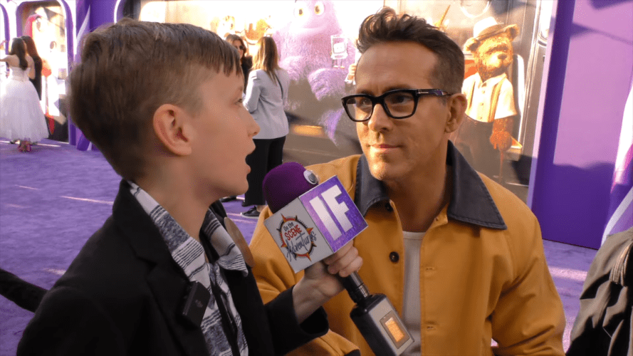 Ryan Reynolds at If movie premiere