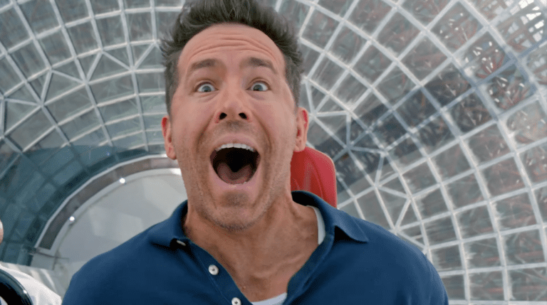 Ryan Reynolds at Ferrari World