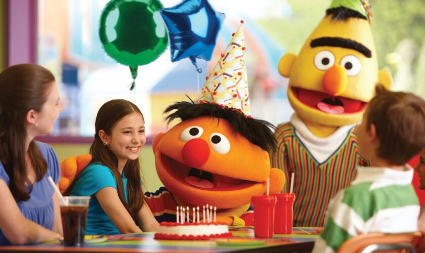 Ernie, Bert, Sesame Place San Diego