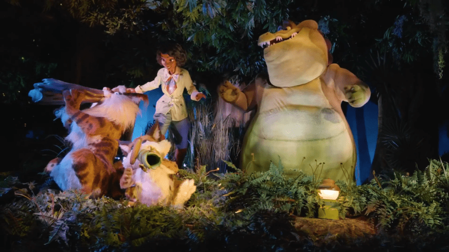 Tiana, Louis, critter band - Tiana's Bayou Adventure POV