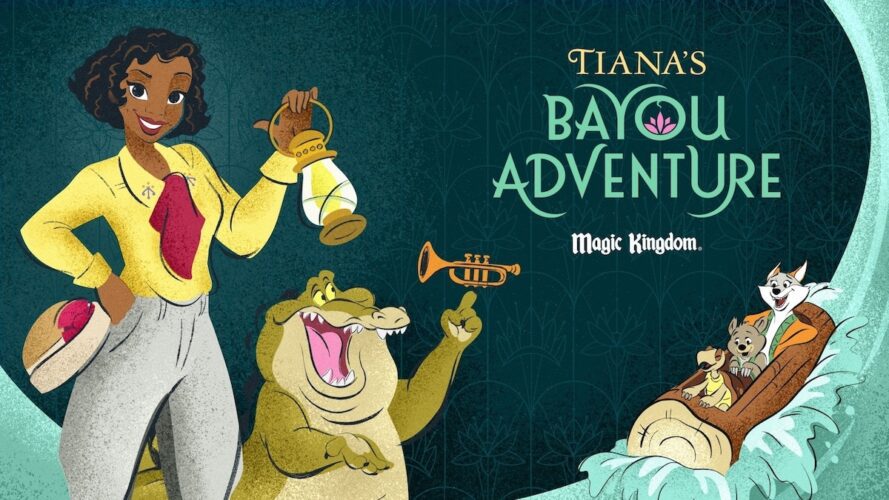 Tiana's Bayou Adventure artwork