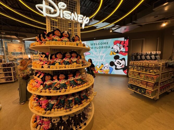 Disney section at Primark