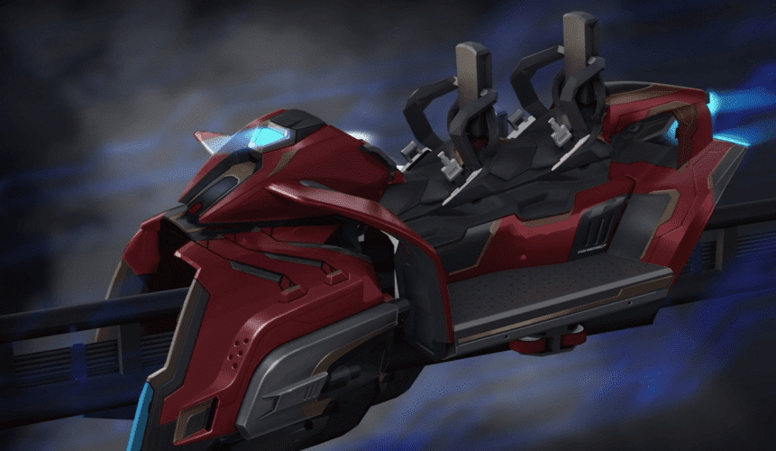 Ironcycle Test Run roller coaster ride vehicle