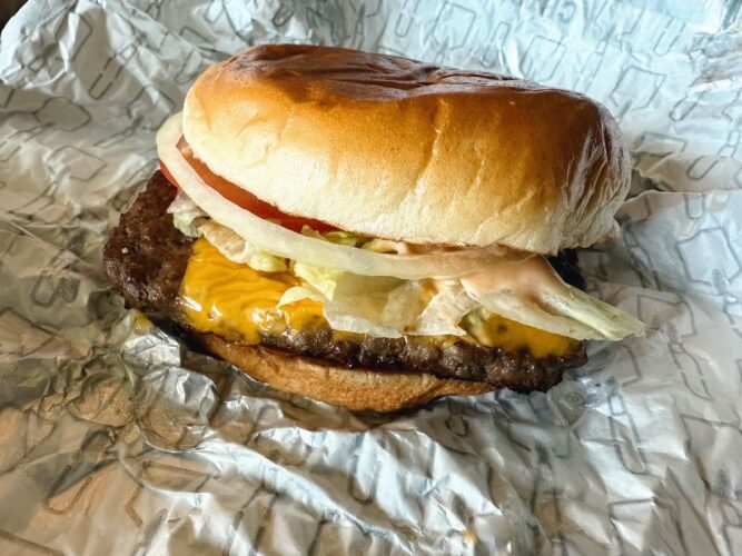 Krabby Patty at Wendy's