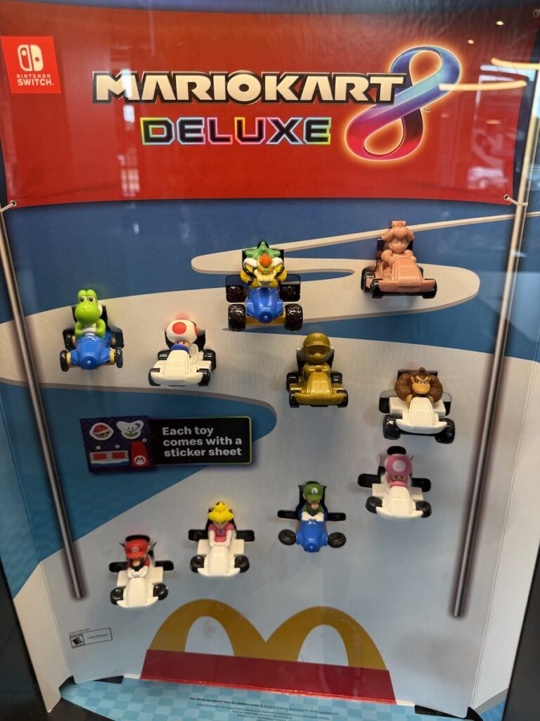 McDonald S Happy Meal Toys Mario Kart 8 Deluxe Mario Kart Happy Meal Toys McDonalds Photo By Matt Roseboom 768x1024 
