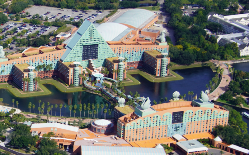 Walt Disney World Swan and Dolphin aerial photo