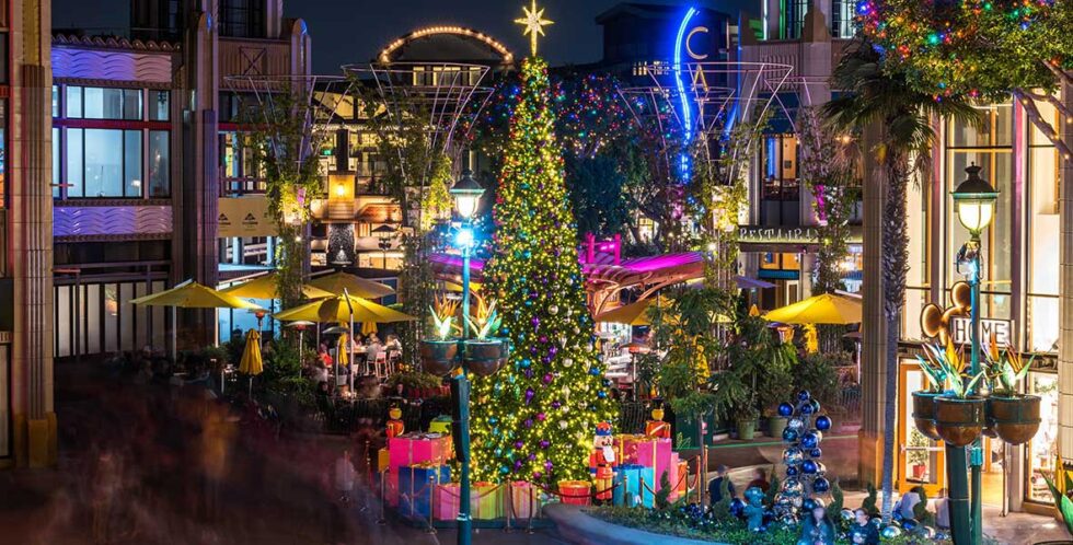 Downtown Disney Christmas tree