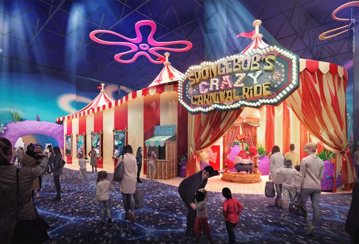 Bikini Bottom theme park land opening with 7 'SpongeBob' rides