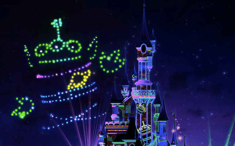 Magic Drones Drones + fireworks + projections: a Disney first in new Paris show