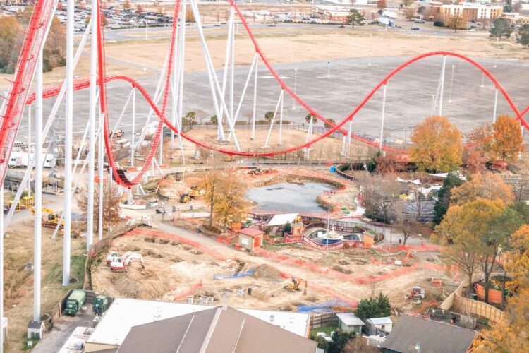 Camp Snoopy expansion construction, Carowinds