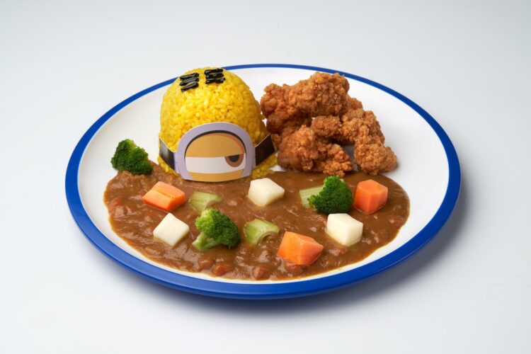 Japanese curry chicken karaage rice, Minion Land food, Universal Singapre