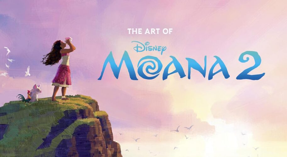 The Art of Moana 2 book cover