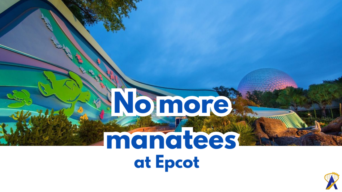 Epcot manatees removed