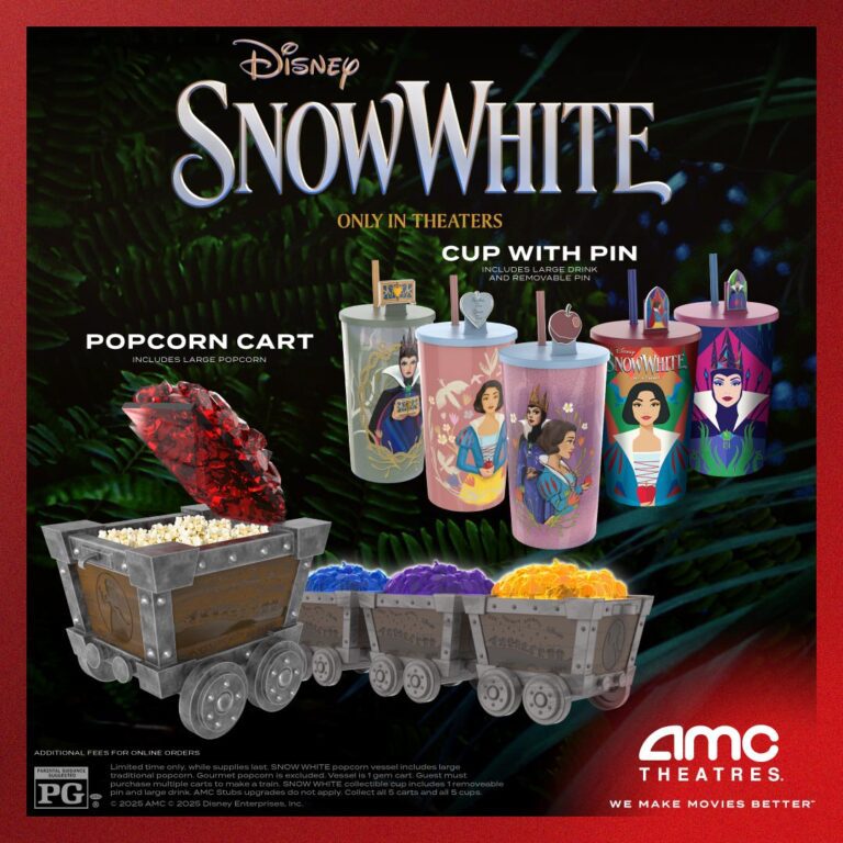 Snow White popcorn bucket AMC