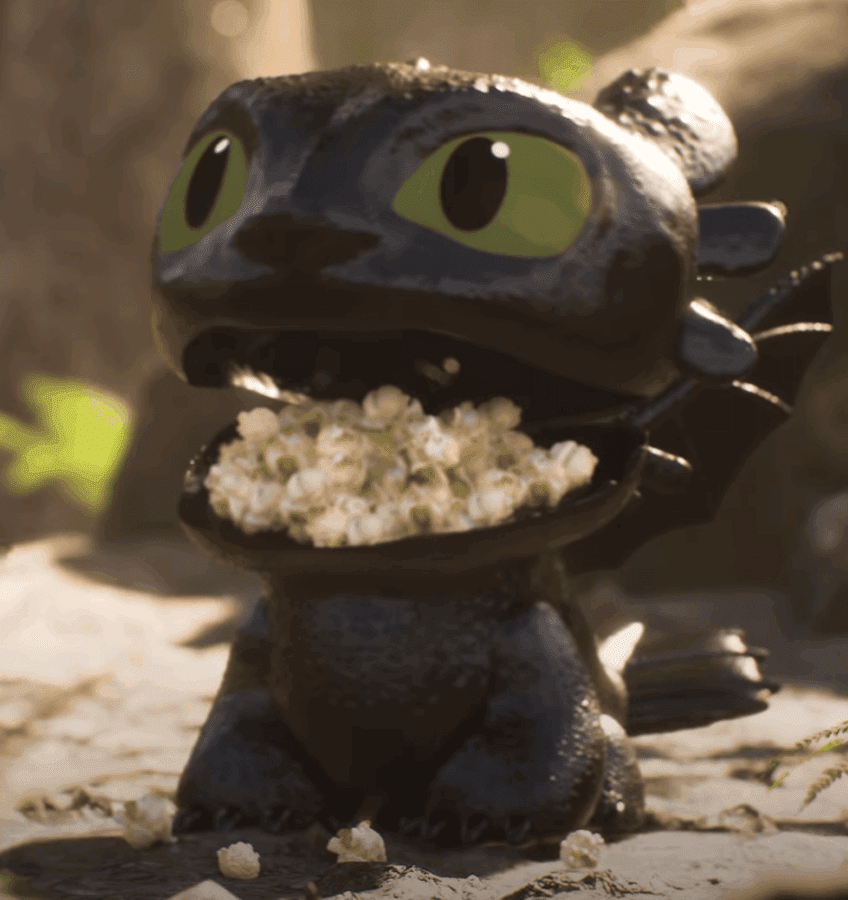 Toothless Popcorn Bucket