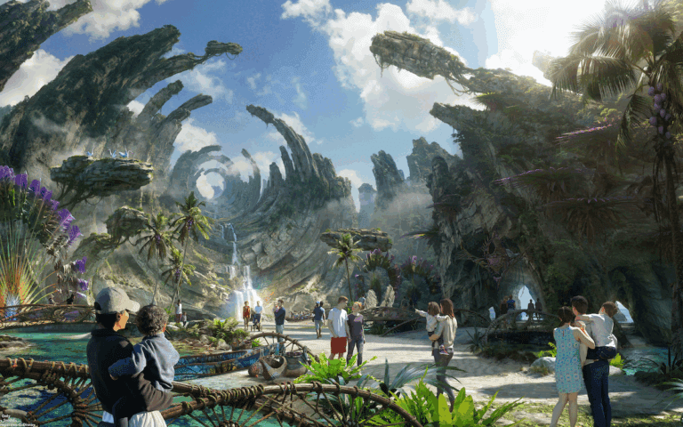 Avatar concept art, Disney California Adventure