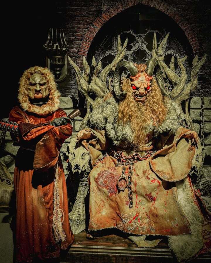 Krampus horror characters at Universal Horror Unleashed