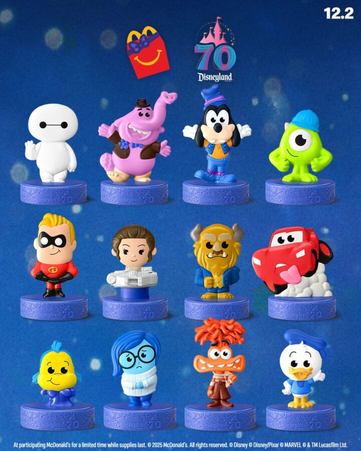 Disneyland Happy Meal toys 2025 at McDonald's | List of all 70 toys