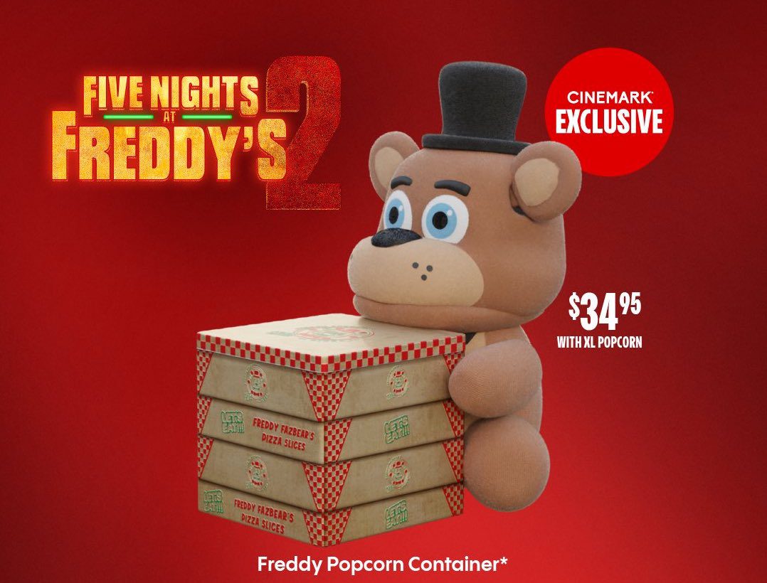 Five Nights at Freddy's 2 popcorn bucket