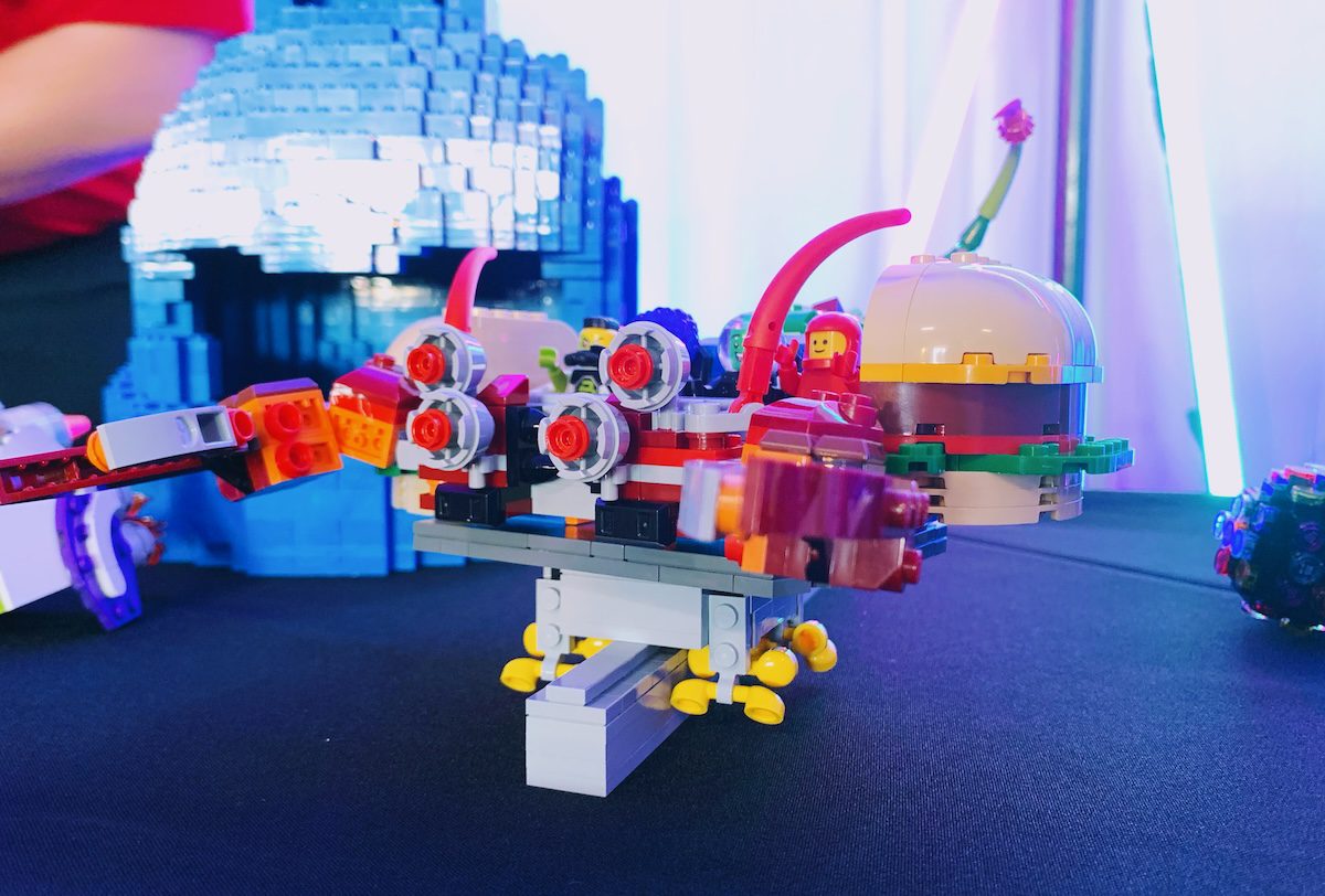 IAAPA Expo Lego Galacticoaster vehicle for Legoland