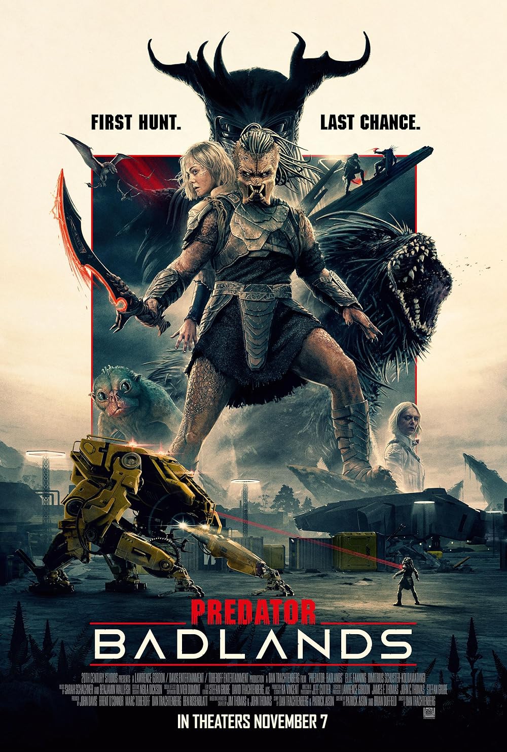 Predator Badlnds movie poster